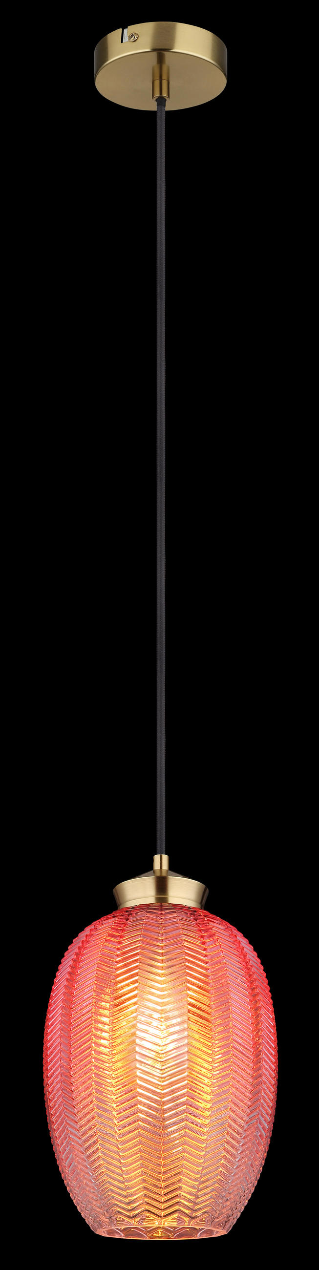 ZÁVĚSNÉ SVÍTIDLO, 18/120 cm  - černá/ostružinová, Basics, kov/textil (18/120cm) - Globo