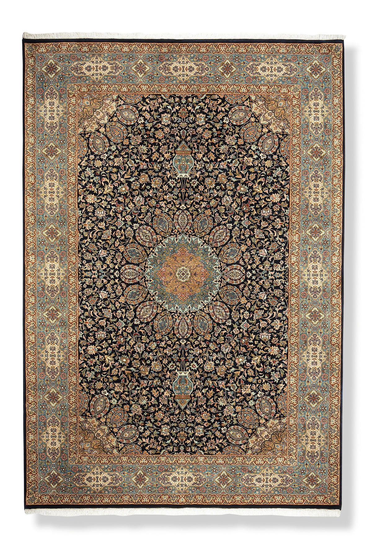 ORIENTÁLNÍ KOBEREC, 160/230 cm, tmavě modrá - tmavě modrá, Lifestyle, textil (160/230cm) - Cazaris
