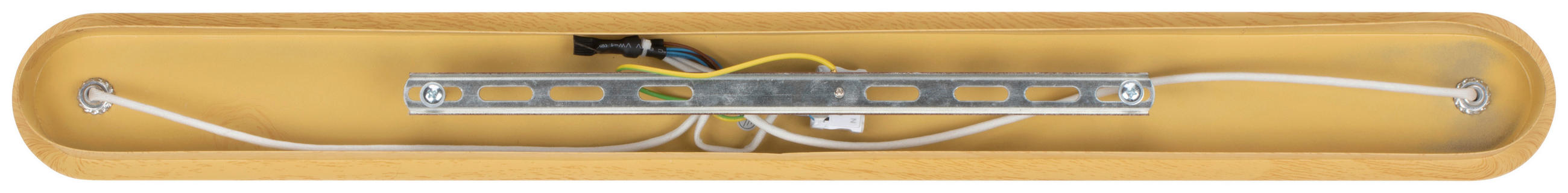 Thumbnail - Novel Deckenleuchte, Weiß, Eiche, Metall, Glas, Holzoptik,Holzoptik, rechteckig,rechteckig, 15x18x80 cm, RoHS, ISO 9001,...