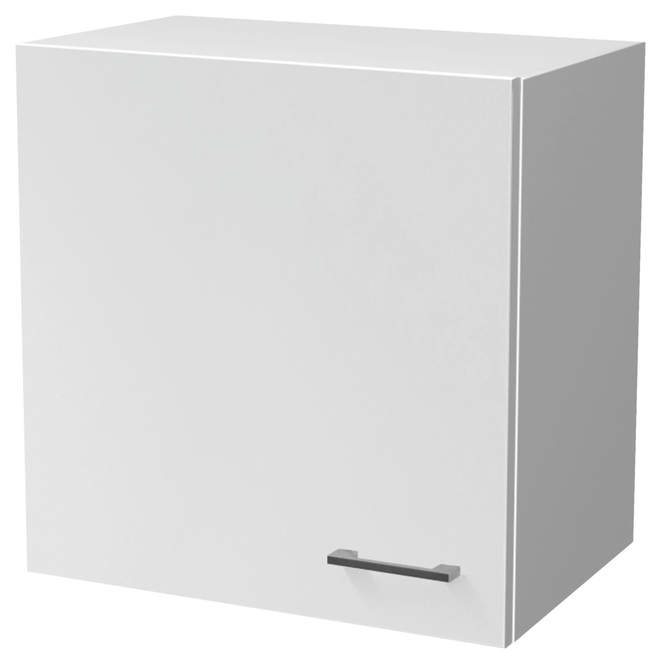 KÜCHENOBERSCHRANK 60/54,8/32 cm in Weiß - Alufarben/Weiß, KONVENTIONELL, Holzwerkstoff/Kunststoff (60/54,8/32cm) - FlexWell