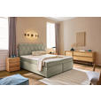 BOXSPRINGBETT 180/200 cm  in Beige  - Beige/Schwarz, Design, Kunststoff/Textil (180/200cm) - Xora