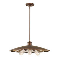 ZÁVESNÉ SVIETIDLO, 54.6/20.1 cm  - bronzová, Konventionell, kov/sklo (54.6/20.1cm) - Elstead Lighting