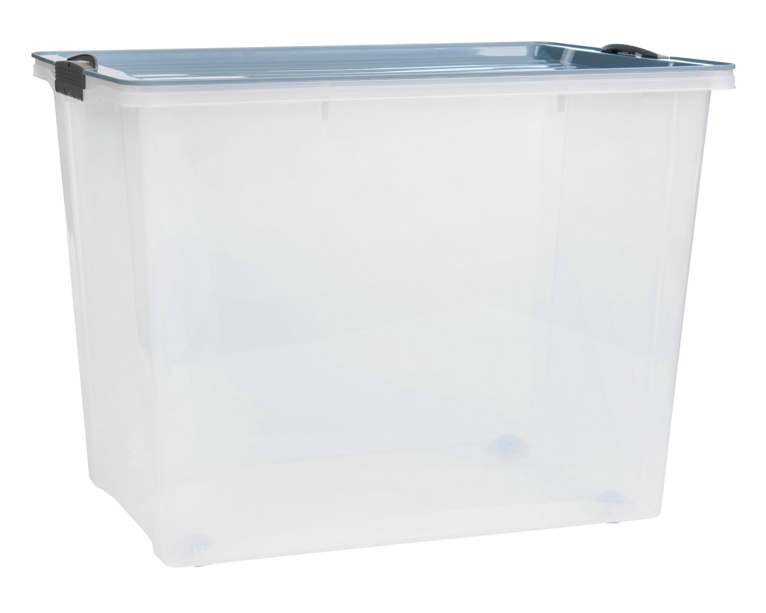 AUFBEWAHRUNGSBOX     - Pastellblau, KONVENTIONELL, Kunststoff (29,5/43,5/57cm) - Rotho