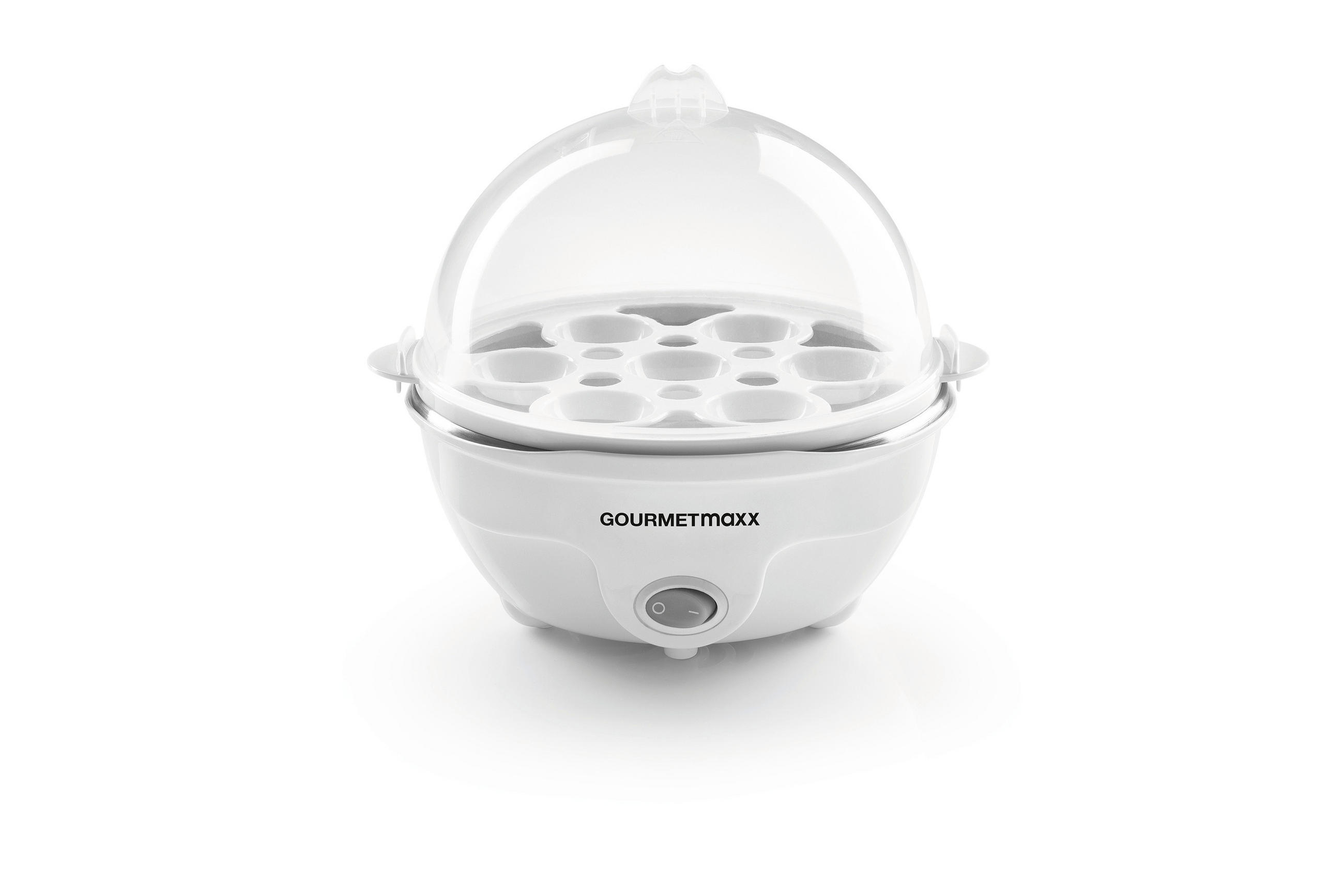 EIERKOCHER GOURMETmaxx  - Weiß, Basics, Kunststoff (16,6/16,6/17cm)