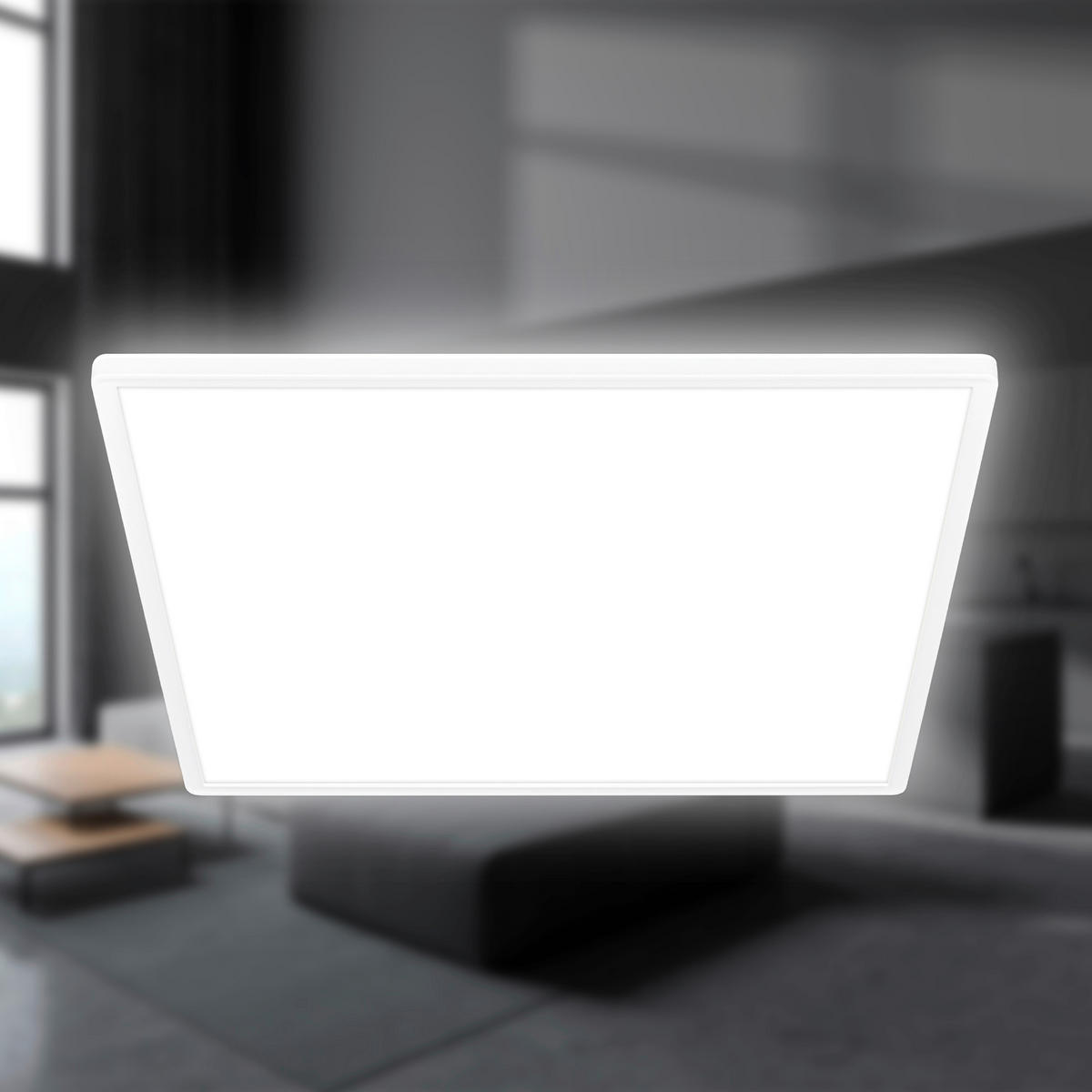 LED-PANEEL Tava 56/56/2,5 cm   - Weiß, Basics, Kunststoff (56/56/2,5cm)