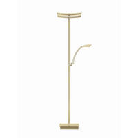 LED-STEHLEUCHTE Modern 50/185 cm  - Champagner, MODERN, Metall (50/185cm) - Hell