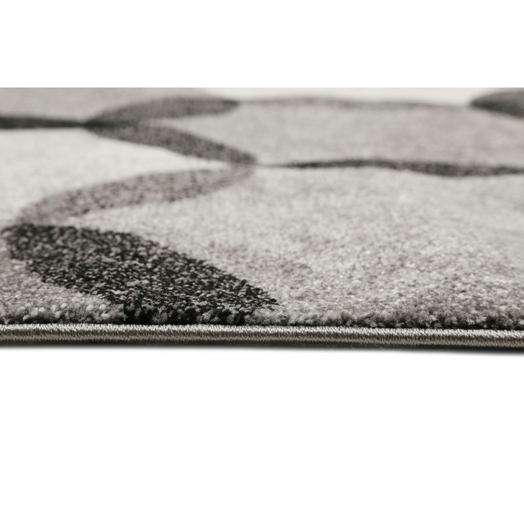 Thumbnail - Esprit Webteppich Esp-21627-095, Grau, Silber, Dunkelgrau, Beige, Textil, Graphik, rechteckig, 200x290 cm, Textiles Vert...