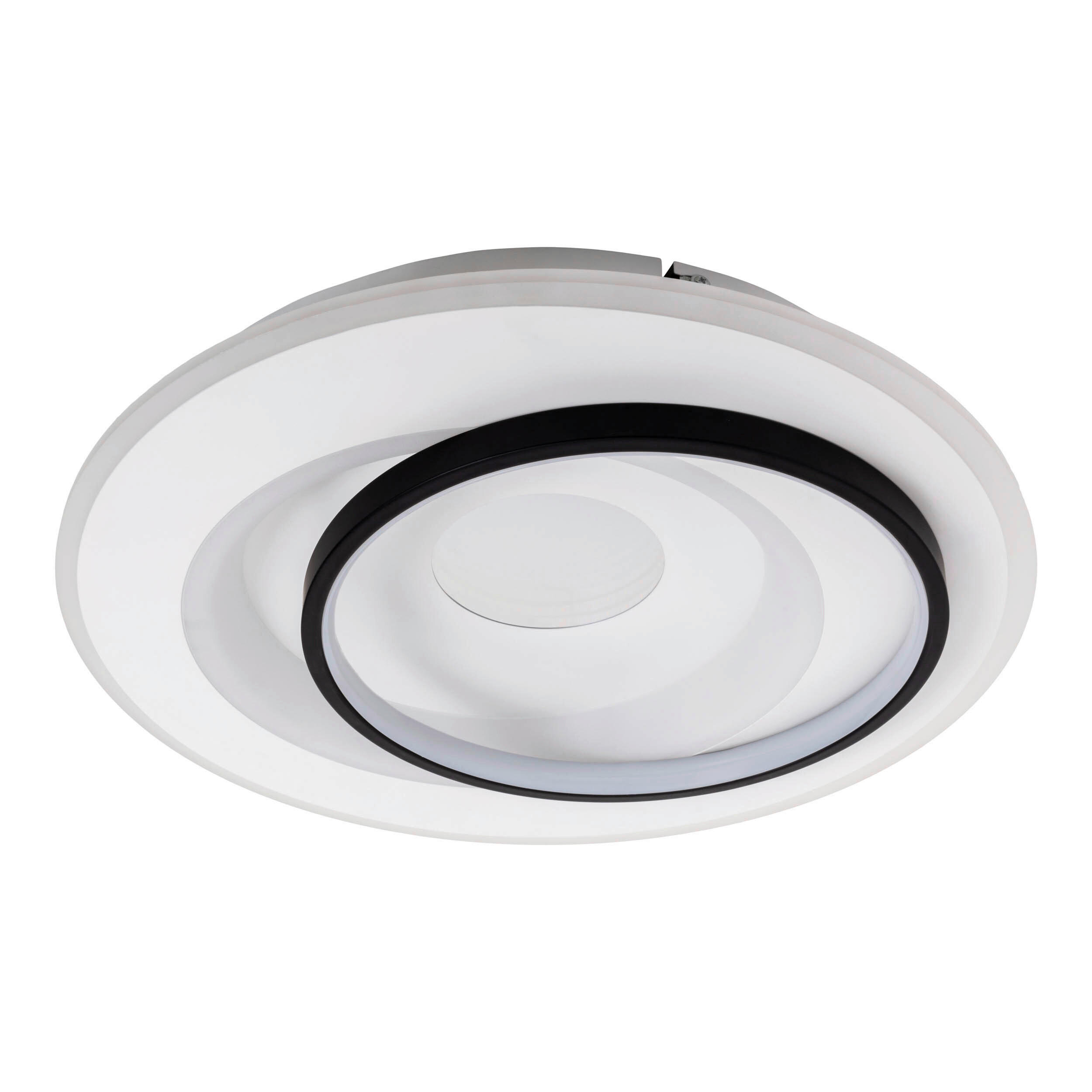 LED-DECKENLEUCHTE MALEA 49/8.5 cm   - Schwarz/Weiß, KONVENTIONELL, Metall (49/8.5cm) - Näve