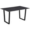 ESSTISCH rechteckig Anthrazit  - Anthrazit/Schwarz, KONVENTIONELL, Stein/Metall (140/76/90cm) - MID.YOU