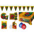 Partyset Partyset "Dino" - Gelb/Grün, Papier/Kunststoff