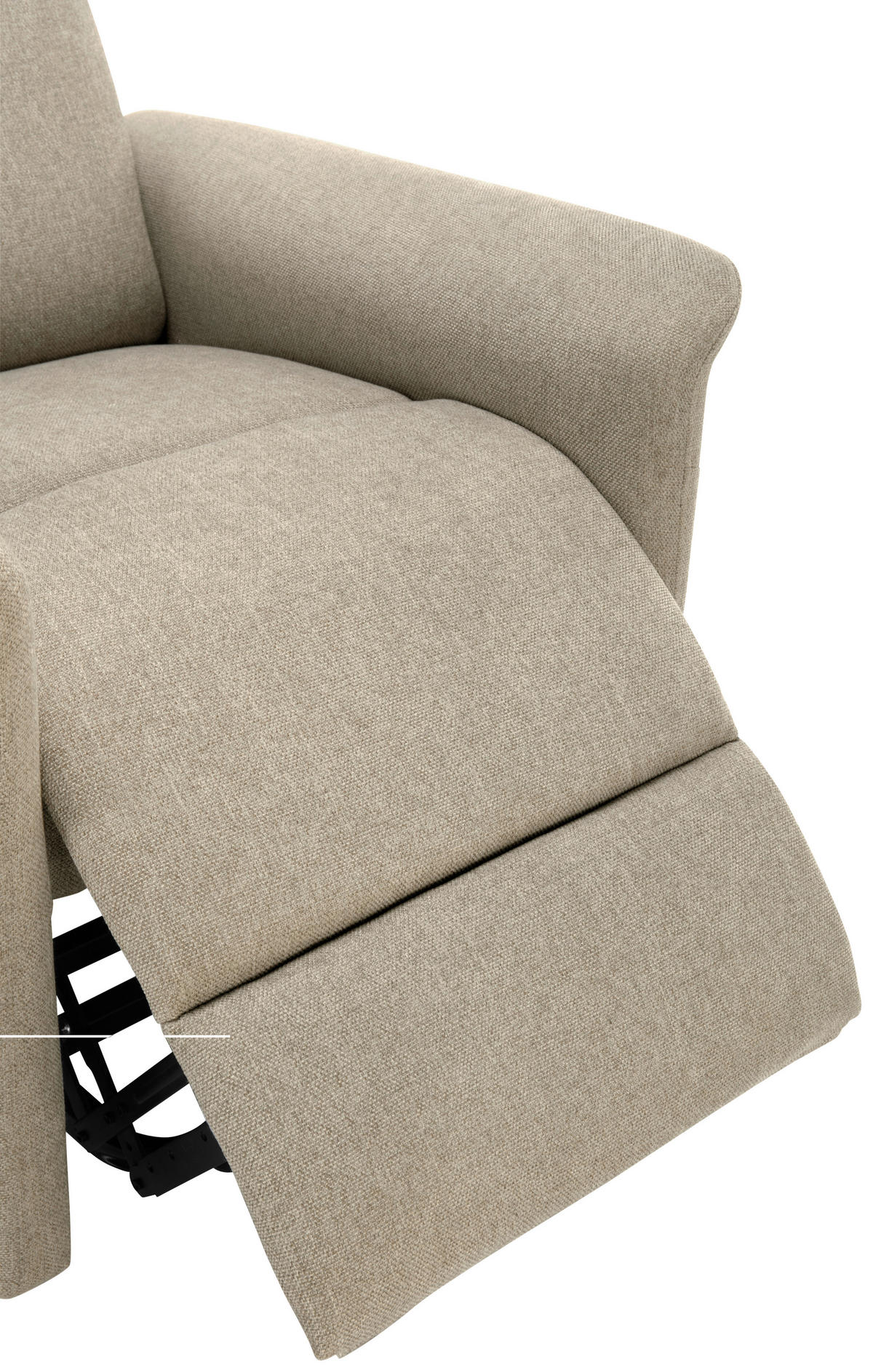 MASSAGESESSEL Mikrofaser Naturfarben    - Schwarz/Naturfarben, KONVENTIONELL, Kunststoff/Textil (72/102/86cm) - MID.YOU
