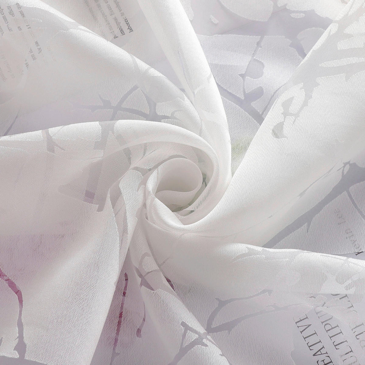 FERTIGVORHANG  transparent  140/225 cm   - Weiß Hochglanz, Basics, Textil (140/225cm)