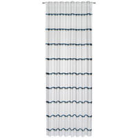 HOTOVÝ ZÁVĚS, průhledné, 130/250 cm - bílá/barvy stříbra, Basics, textil (130/250cm) - Joop!
