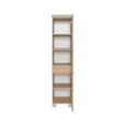 MIDISCHRANK 30/131/35 cm  - Sandfarben/Eichefarben, KONVENTIONELL, Holzwerkstoff/Kunststoff (30/131/35cm) - Xora