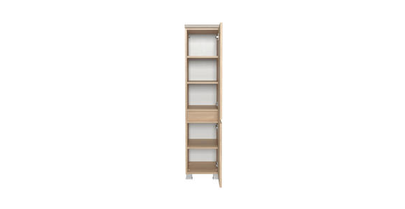 MIDISCHRANK 30/131/35 cm  - Sandfarben/Eichefarben, KONVENTIONELL, Holzwerkstoff/Kunststoff (30/131/35cm) - Xora