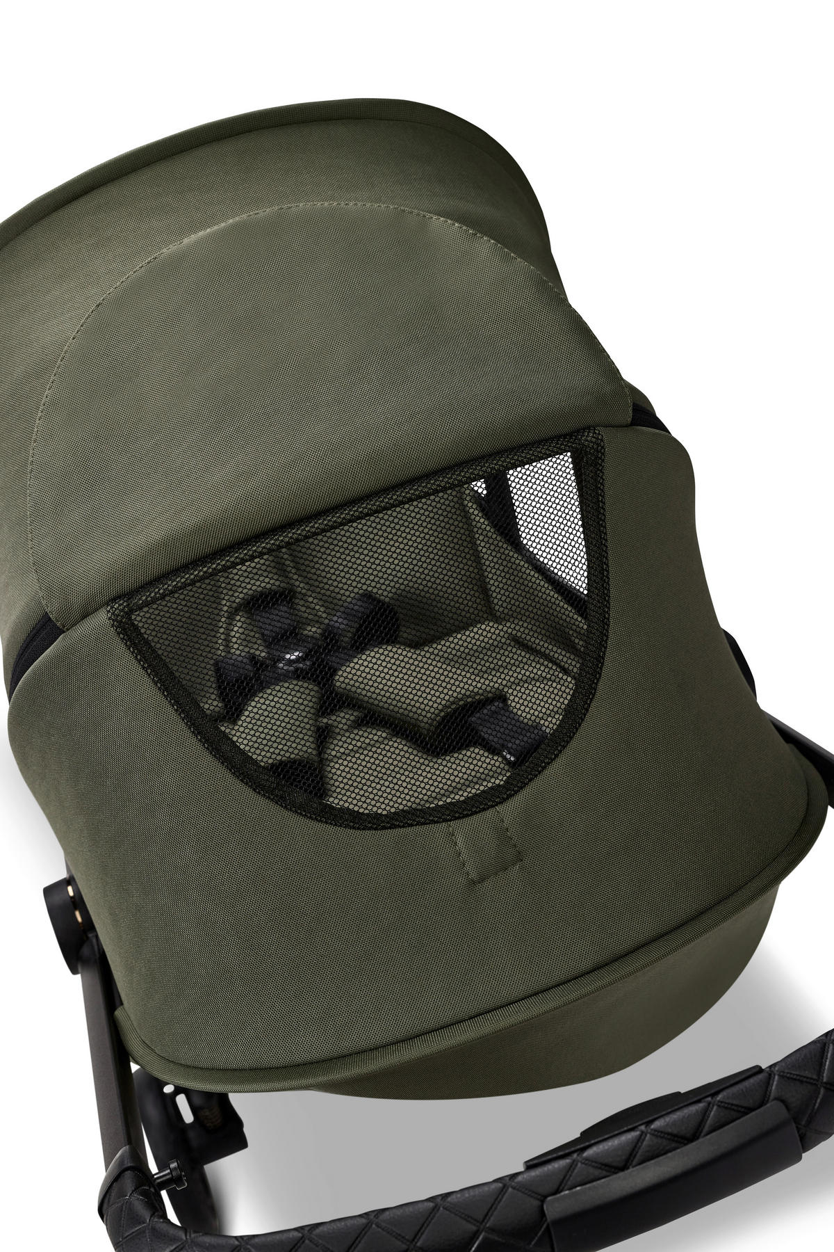 KIŠOBRAN KOLICA  Zoé  - maslinasto zelena/crna, Basics, tekstil (80/50/103cm) - Moon