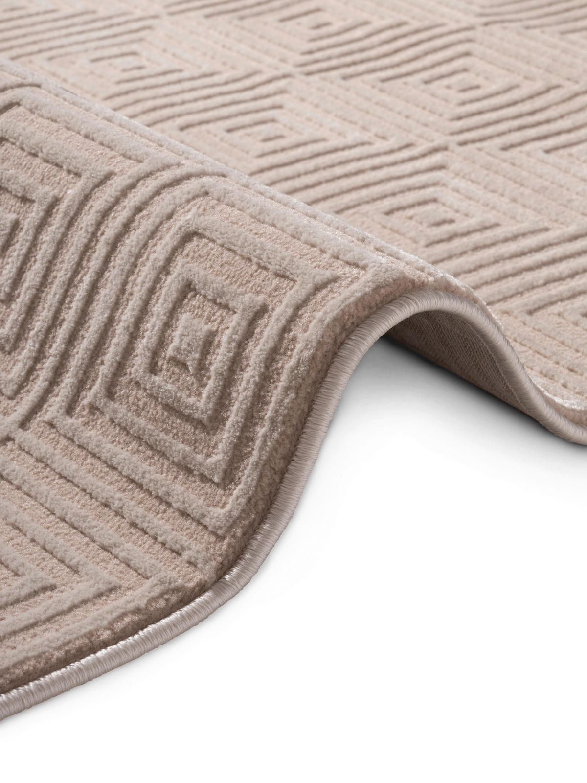 LÄUFER 80/240 cm Perles  - Beige/Creme, Basics, Kunststoff (80/240cm) - Elle Decoration