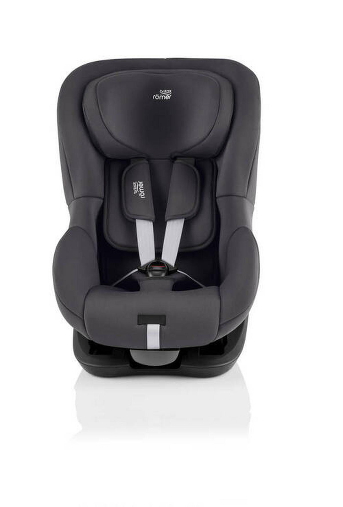 KINDERAUTOSITZ KING PRO  - Dunkelgrau/Grau, Basics, Kunststoff/Textil (45/67/54cm) - Britax Römer