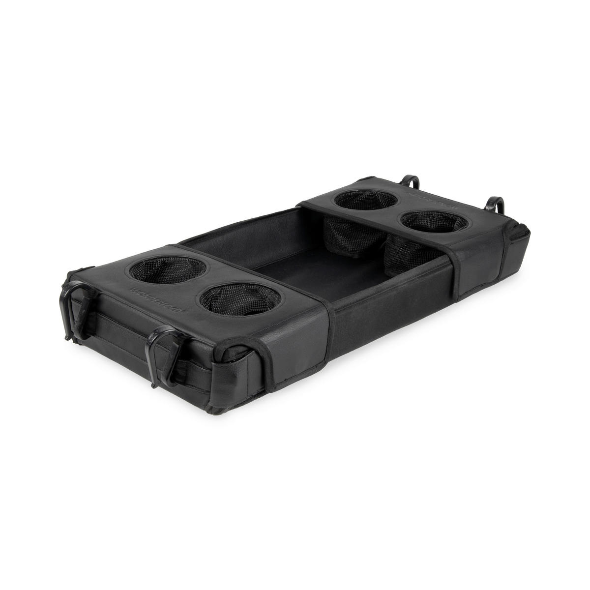 BECHERHALTER Flex Double Sided Snack Tray W4  - Schwarz, Basics, Kunststoff (23.5/52.07/7.62cm) - WONDERFOLD