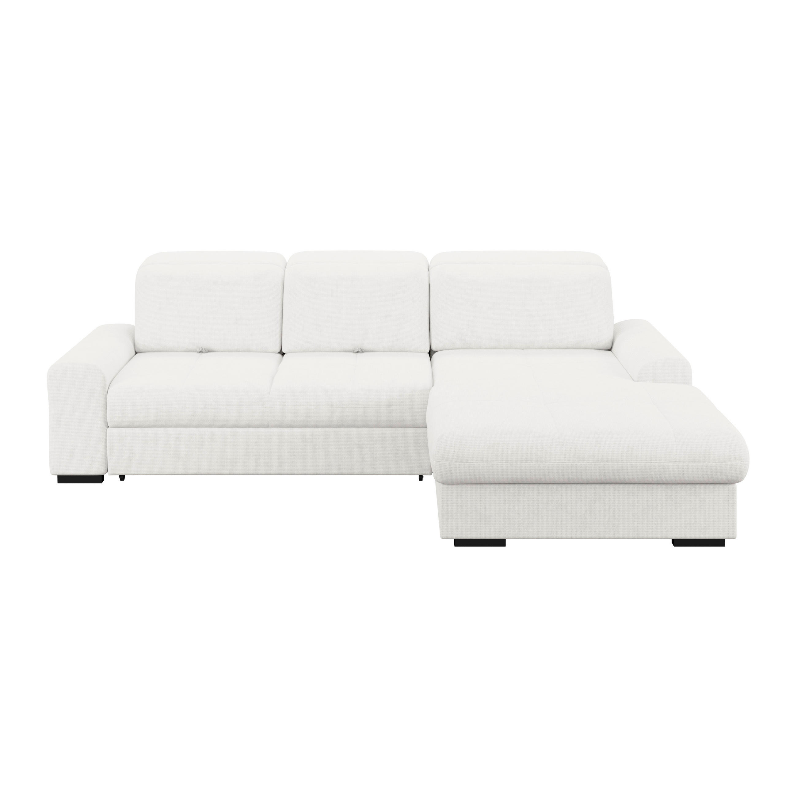 Mid.you Ecksofa Weiß 286x203 cm