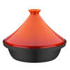 SCHMORTOPF TAJINE 2 L  - Schwarz/Orange, Basics, Keramik/Metall (30cm) - GSW