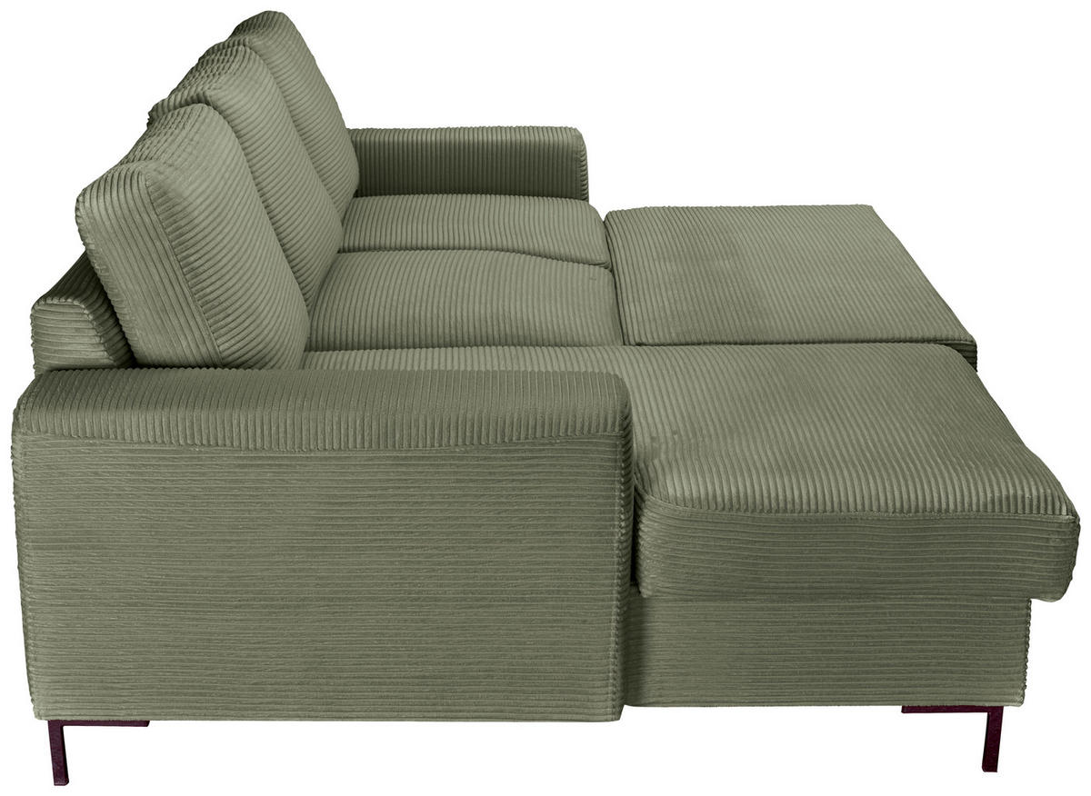 Freisteller von Carryhome ECKSOFA Olivgrün Cord.