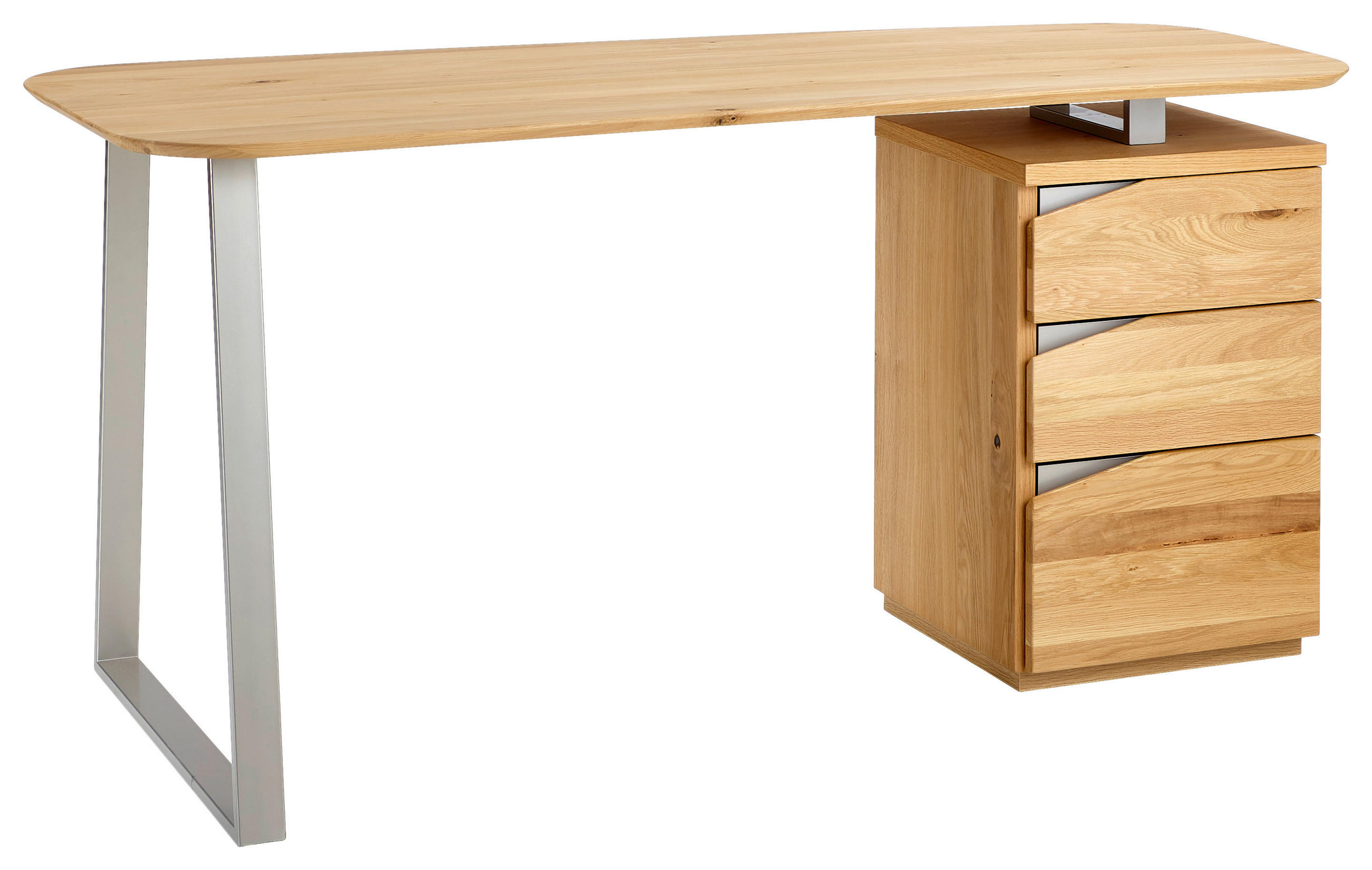 Livetastic Schreibtisch Eiche 67x72.5x150 cm