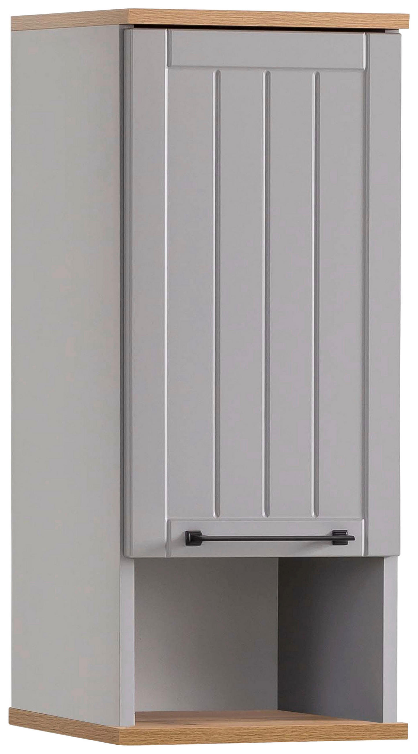 HÄNGESCHRANK 30,3/70,8/20,5 cm  - Platinfarben/Eichefarben, MODERN, Holzwerkstoff/Metall (30,3/70,8/20,5cm) - Stylife