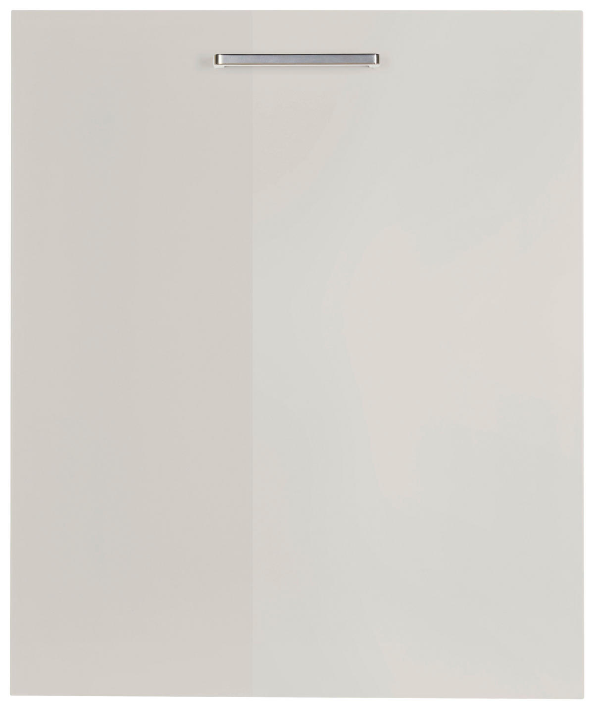 GESCHIRRSPÜLERFRONT 45/72/1,9 cm  in Hellgrau  - Edelstahlfarben/Hellgrau, MODERN, Holzwerkstoff/Metall (45/72/1,9cm) - Nobilia