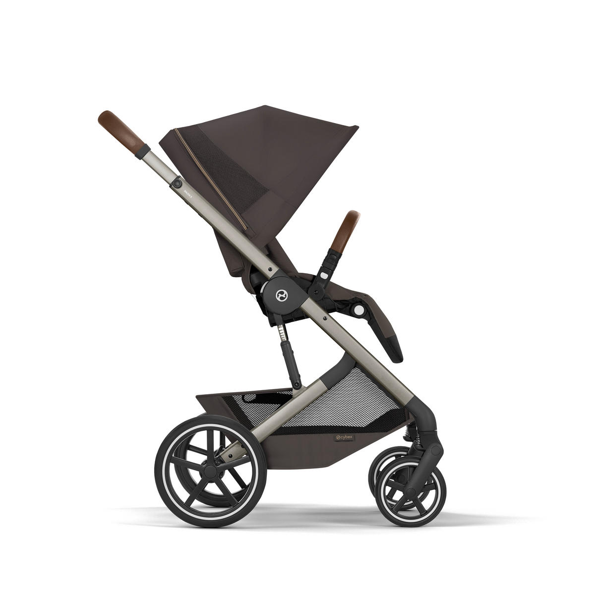 KOMBINIRANA DJEČJA KOLICA  Balios S Lux TPE inkl. Fold-Carrycot  - tamno smeđa/taupe, Basics, tekstil/metal (87/60/108cm) - cybex GOLD