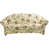 3-SITZER-SOFA Flachgewebe Gelb, Rot, Beige  - Gelb/Beige, Design, Holz/Textil (202/85/81cm) - Max Winzer