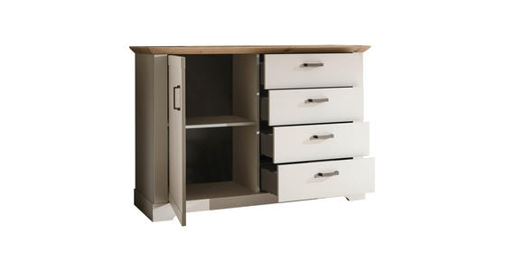 SIDEBOARD  128/88/42 cm 4 Schublade(n)  - Champagner/Bronzefarben, LIFESTYLE, Holzwerkstoff/Metall (128/88/42cm) - Landscape