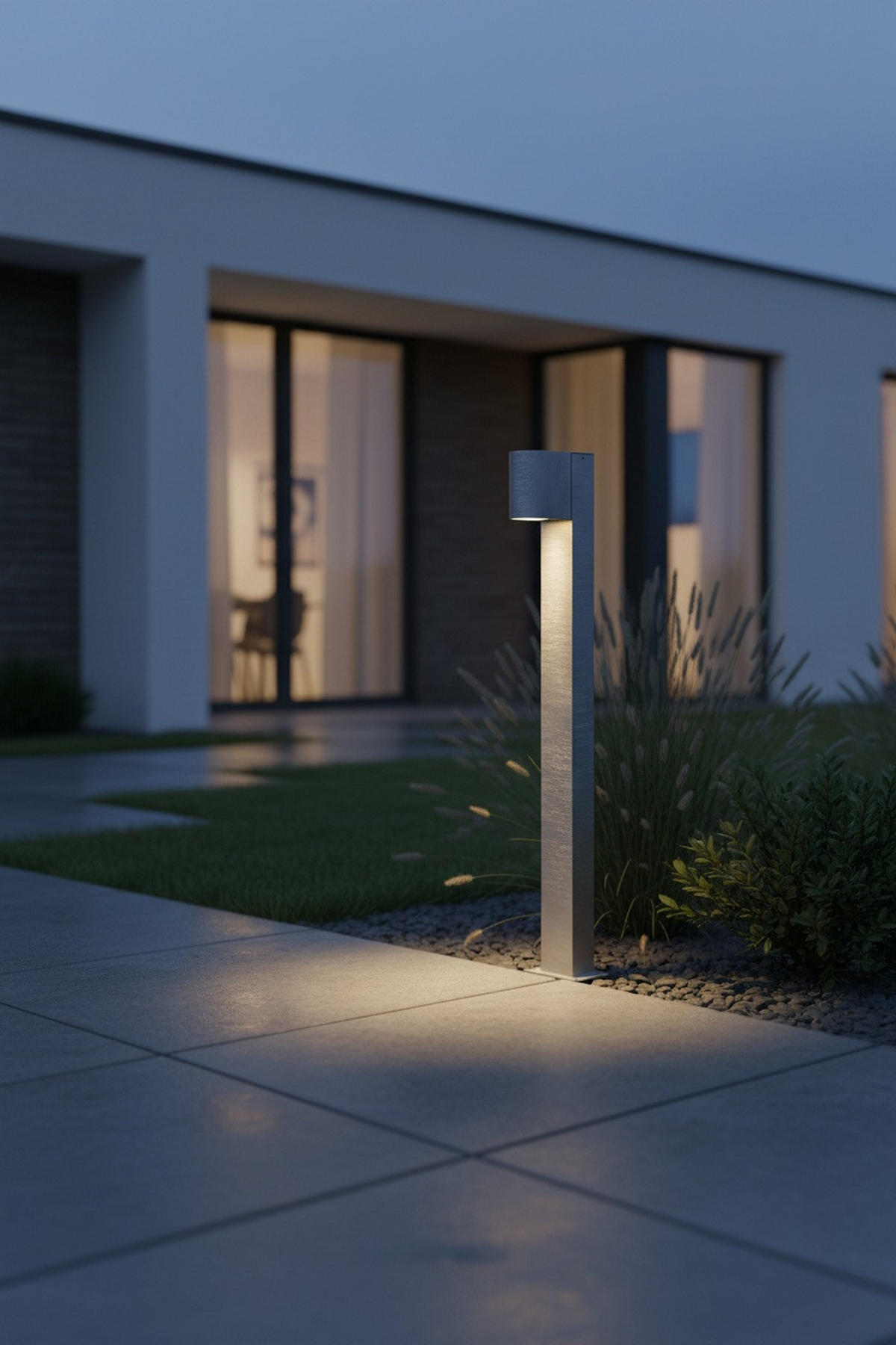 SOCKELLEUCHTE Alor 12/75/11,5 cm  - Silberfarben, Basics, Kunststoff/Metall (12/75/11,5cm) - Markslöjd