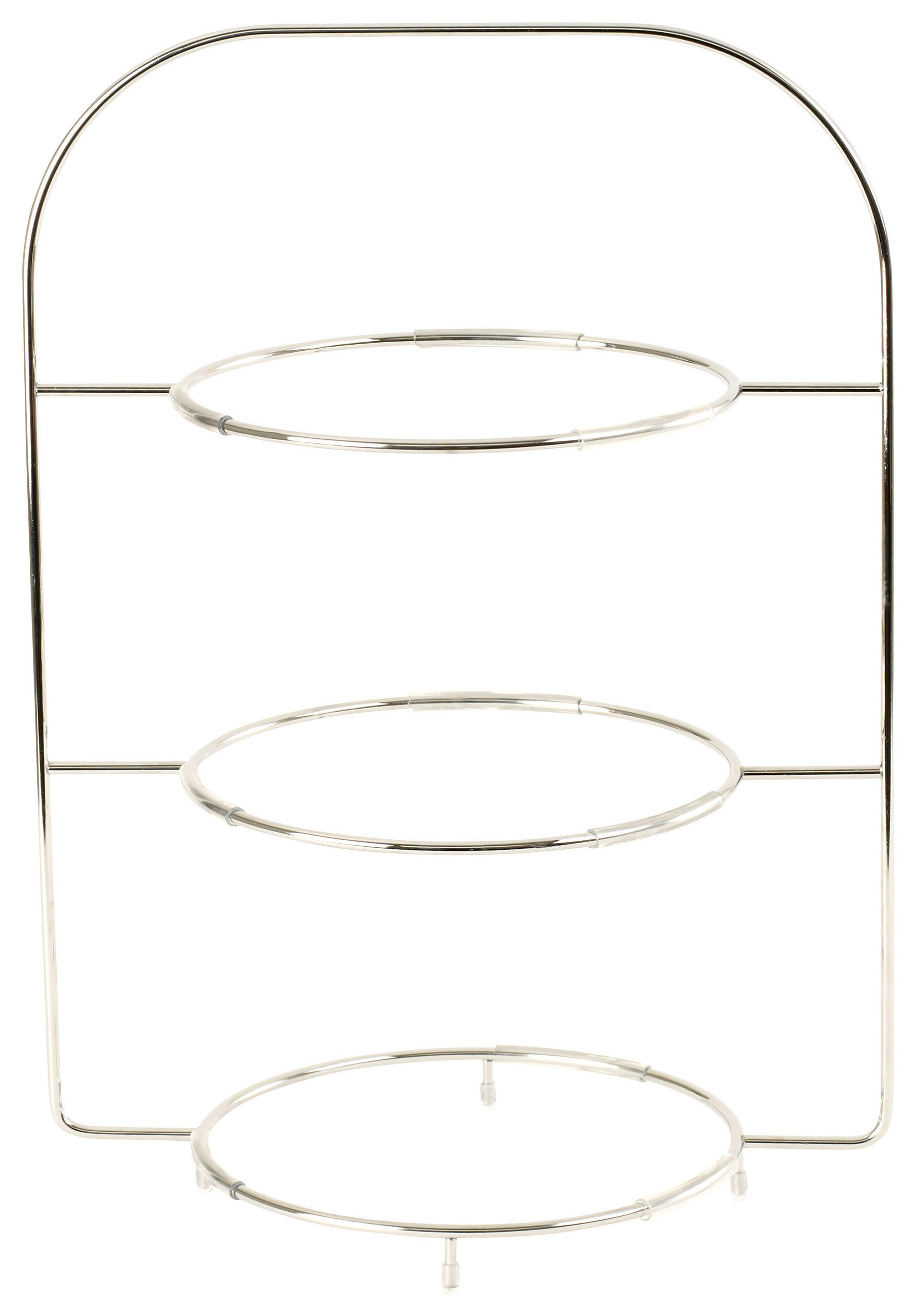 ETAGERE 3-stöckig - Edelstahlfarben, Basics, Keramik/Metall - Villeroy & Boch