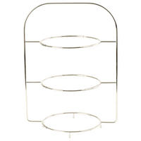 ETAGERE 3-stöckig - Edelstahlfarben, Basics, Keramik/Metall - Villeroy & Boch