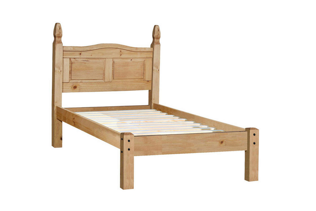 BETT 90/200 cm  in Naturfarben, Honig  - Naturfarben/Honig, Natur, Holz (90/200cm) - Livetastic