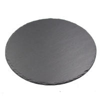 PLATZTELLER 30 cm  - Schwarz, Basics, Stein (30cm) - Ambia Home