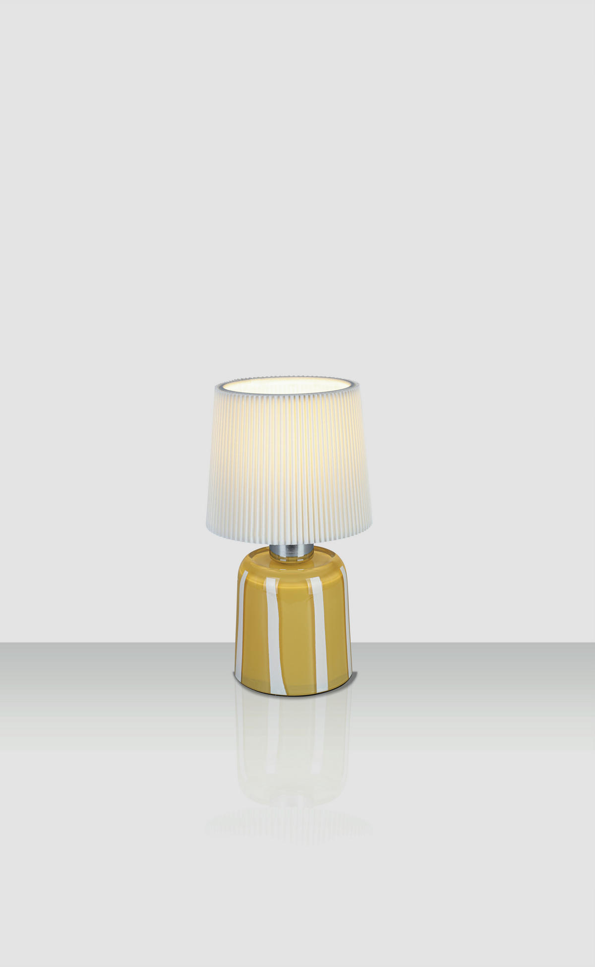 BORDSLAMPA 12/21,5 cm   - vit/gul, Lifestyle, metall/glas (12/21,5cm) - Novel