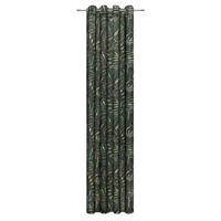 ÖSENSCHAL DJUNGEL halbtransparent 132/245 cm   - Schwarz/Grün, Design, Textil (132/245cm) - Esposa