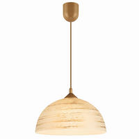 PENDELLEUCHTE 30/70 cm  - Goldfarben, Basics, Glas/Kunststoff (30/70cm)