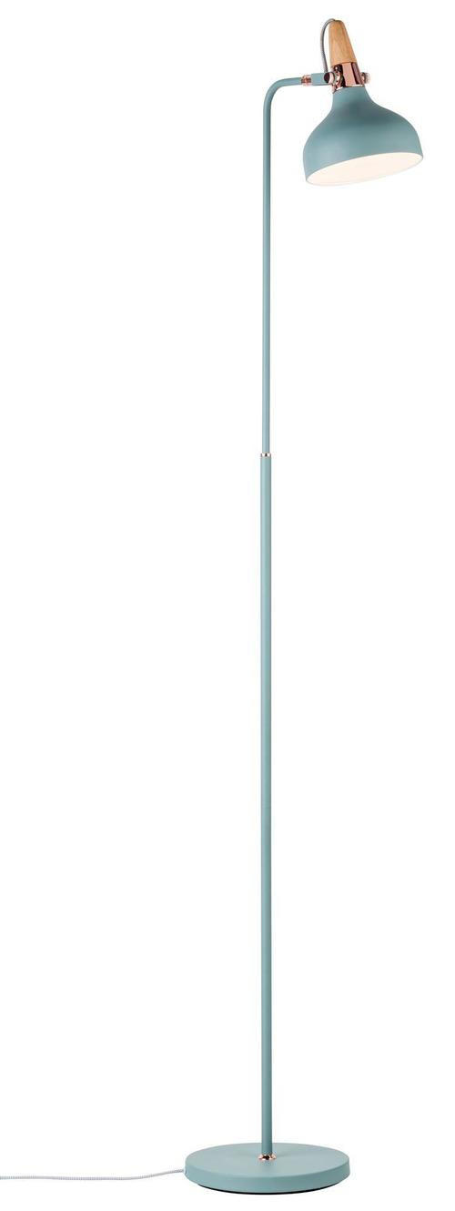 STEHLEUCHTE  23/158/40 cm   - Mintgrün/Kupferfarben, Design, Holz/Metall (23/158/40cm) - Paulmann