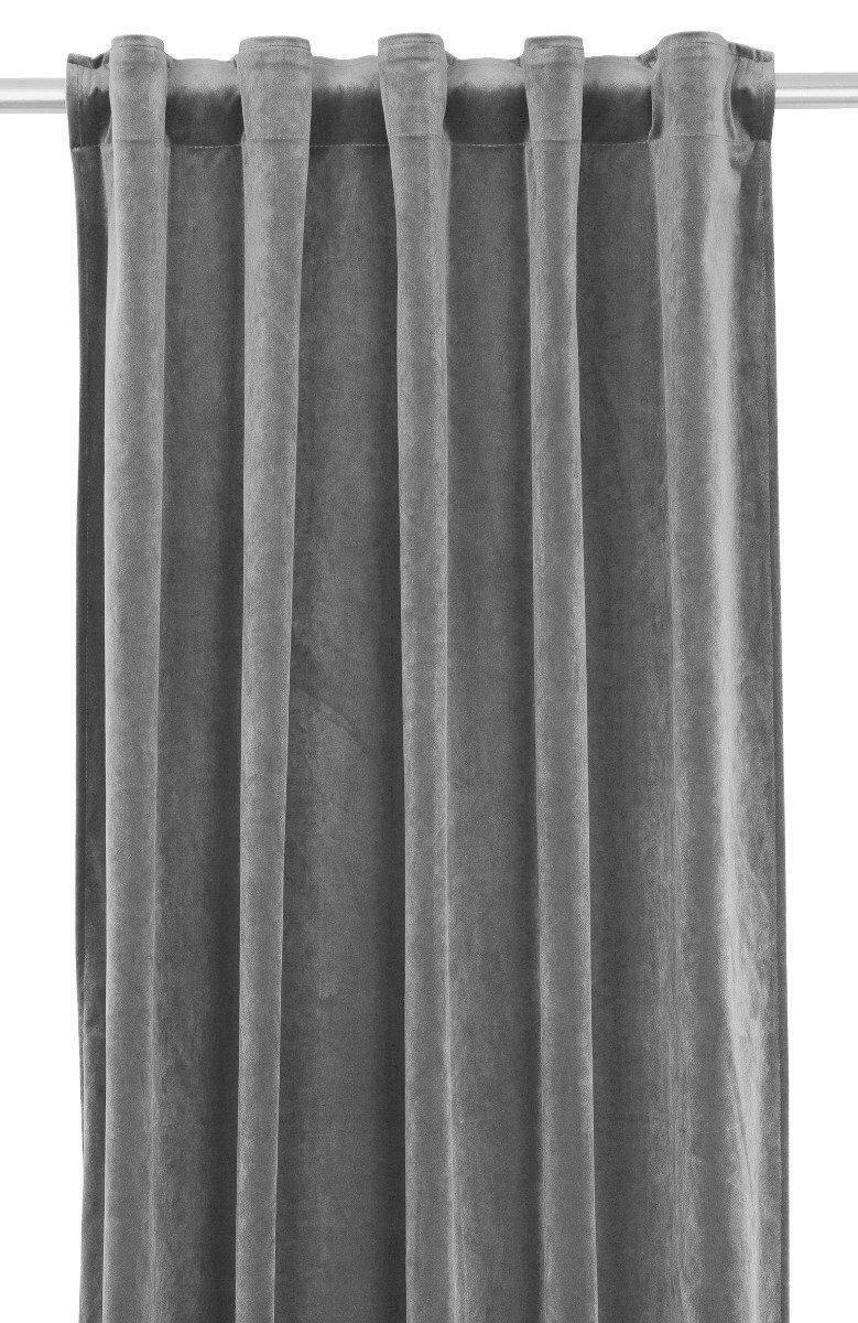 FERTIGVORHANG  black-out (lichtundurchlässig)   135/320 cm 2 Stück  - Dunkelgrau, Basics, Textil (135/320cm) - Svanefors