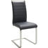 SCHWINGSTUHL Lederlook Schwarz, Edelstahlfarben - Edelstahlfarben/Creme, Design, Textil/Metall (42/102/56cm) - Novel SCHWINGSTUHL Lederlook Schwarz, Edelstahlfarben - Edelstahlfarben/Creme, Design, Textil/Metall (42/102/56cm) - Novel