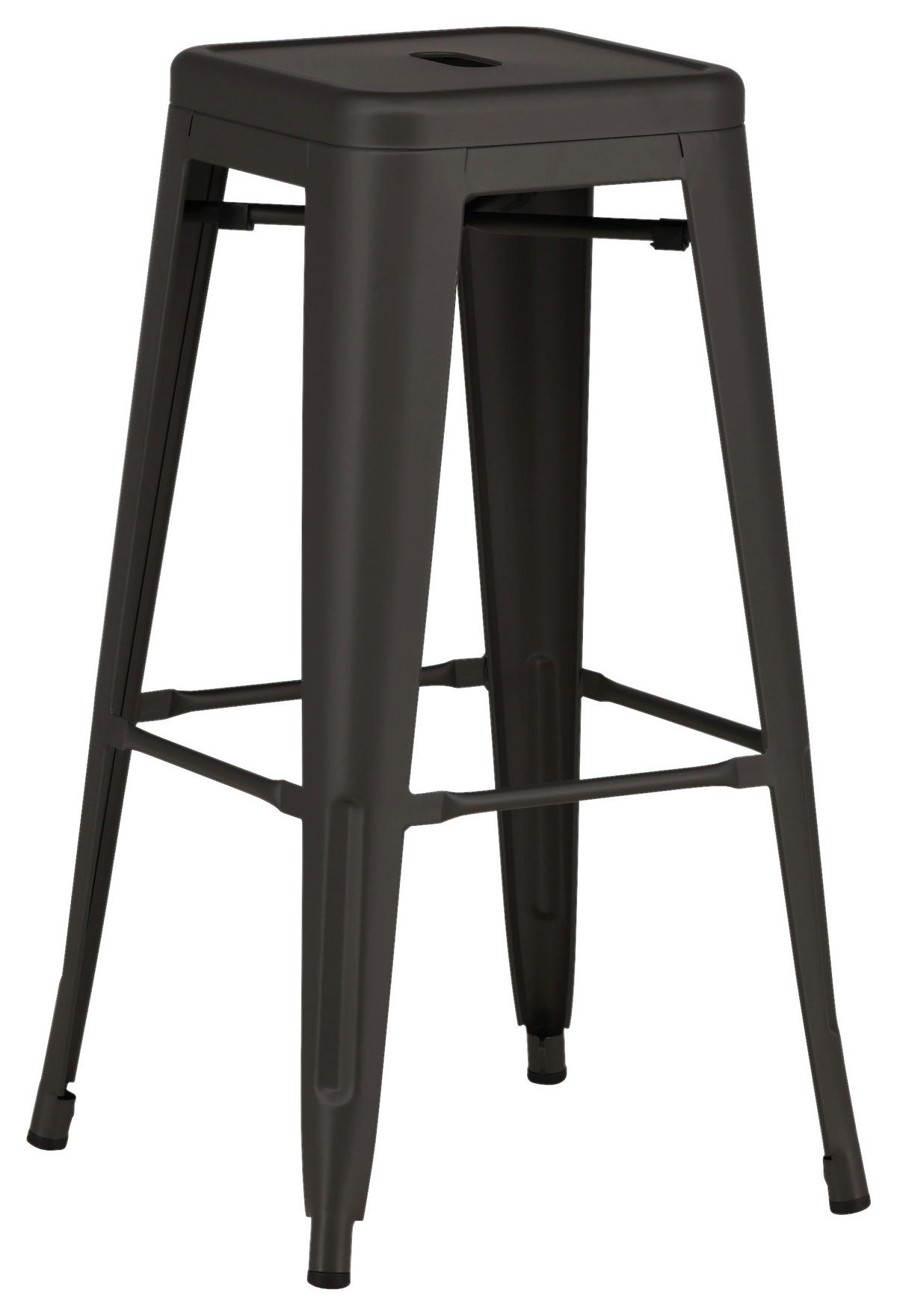 BARHOCKER-SET in Dunkelgrau  - Dunkelgrau, Design, Metall (43/76/43cm) - Livetastic