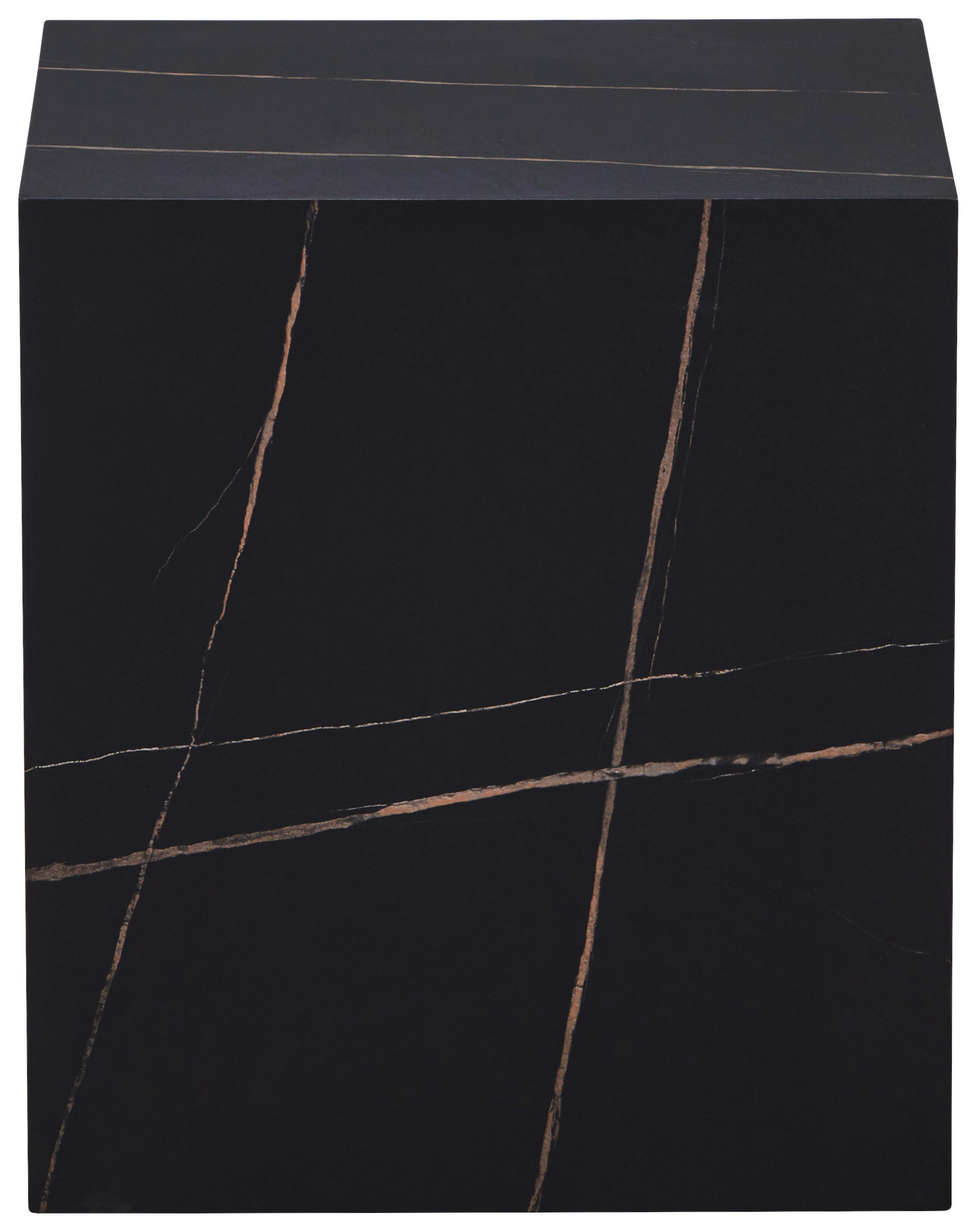 ODKLÁDACÍ STOLEK, černá - černá, Design, kompozitní dřevo (40/40/45,5cm) - MID.YOU