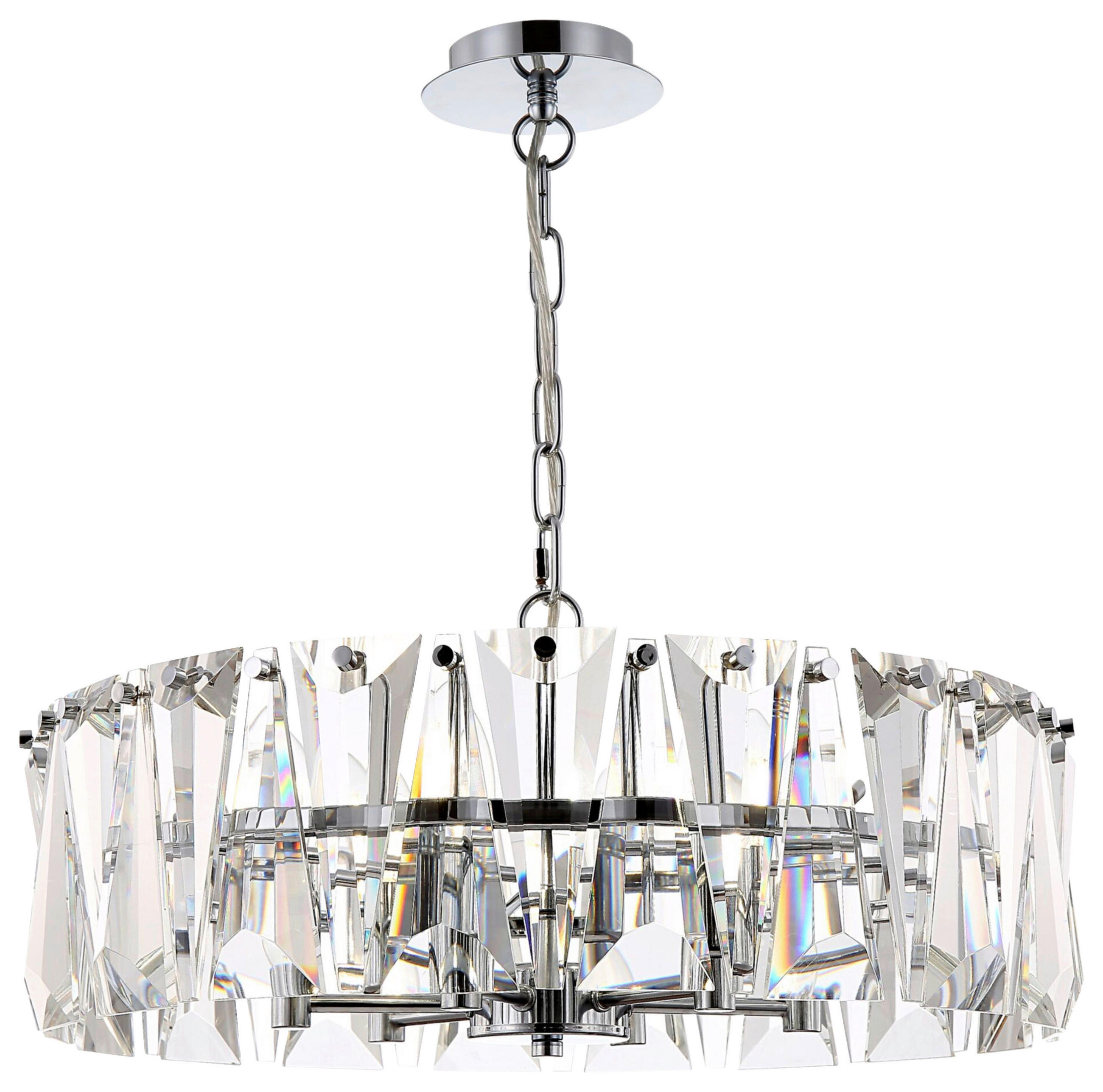 PENDELLEUCHTE 51,7/23,8/51,7 cm   - Chromfarben, Basics, Glas/Metall (51,7/23,8/51,7cm) - MAYTONI