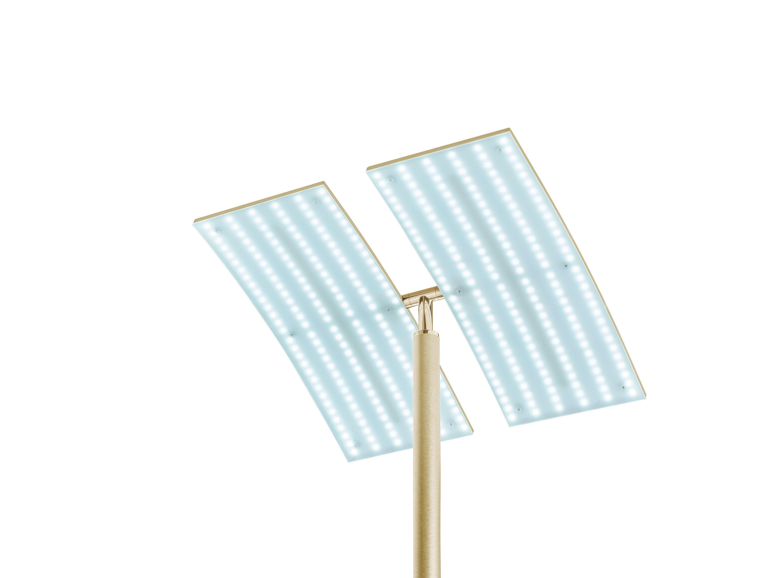 LED-STEHLEUCHTE 31/21/182 cm    - Champagner, Basics, Metall (31/21/182cm) - Hell
