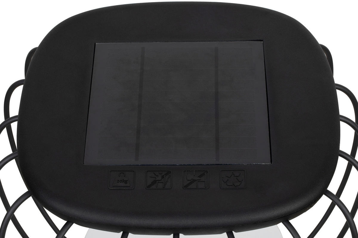 AUßENLEUCHTE 40/30 cm   - Schwarz, Trend, Kunststoff/Metall (40/30cm) - Novel