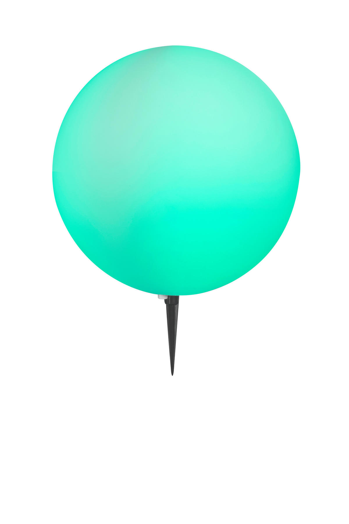 AUßENSTEHLEUCHTE - Schwarz/Weiß, Design, Kunststoff (40/56cm) - Globo