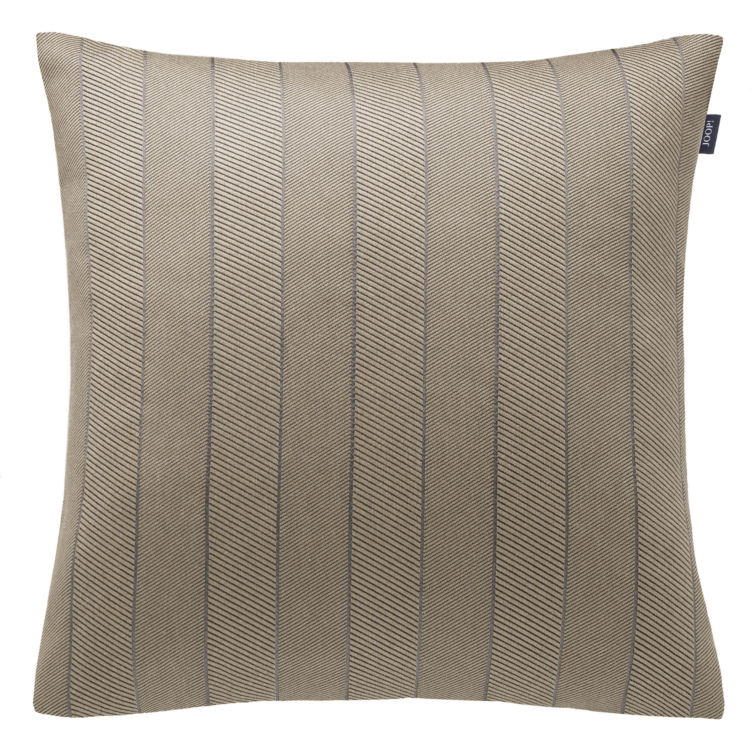 KISSENHÜLLE Row 50/50 cm  - Anthrazit/Cappuccino, Design, Textil (50/50cm) - Joop!
